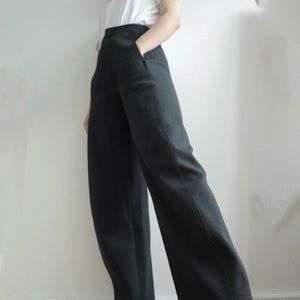 Uniqlo High Rise Curved Cotton Jersey Pants S